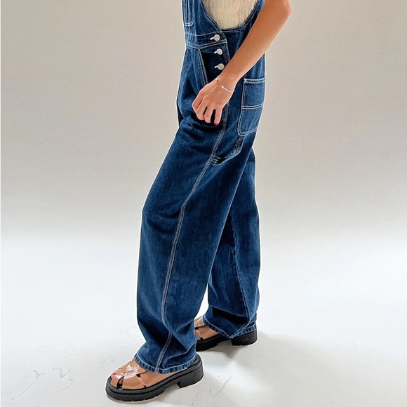 Lisa Says Gah! Lucy Denim Overalls XS Womens - Picture 3 of 15